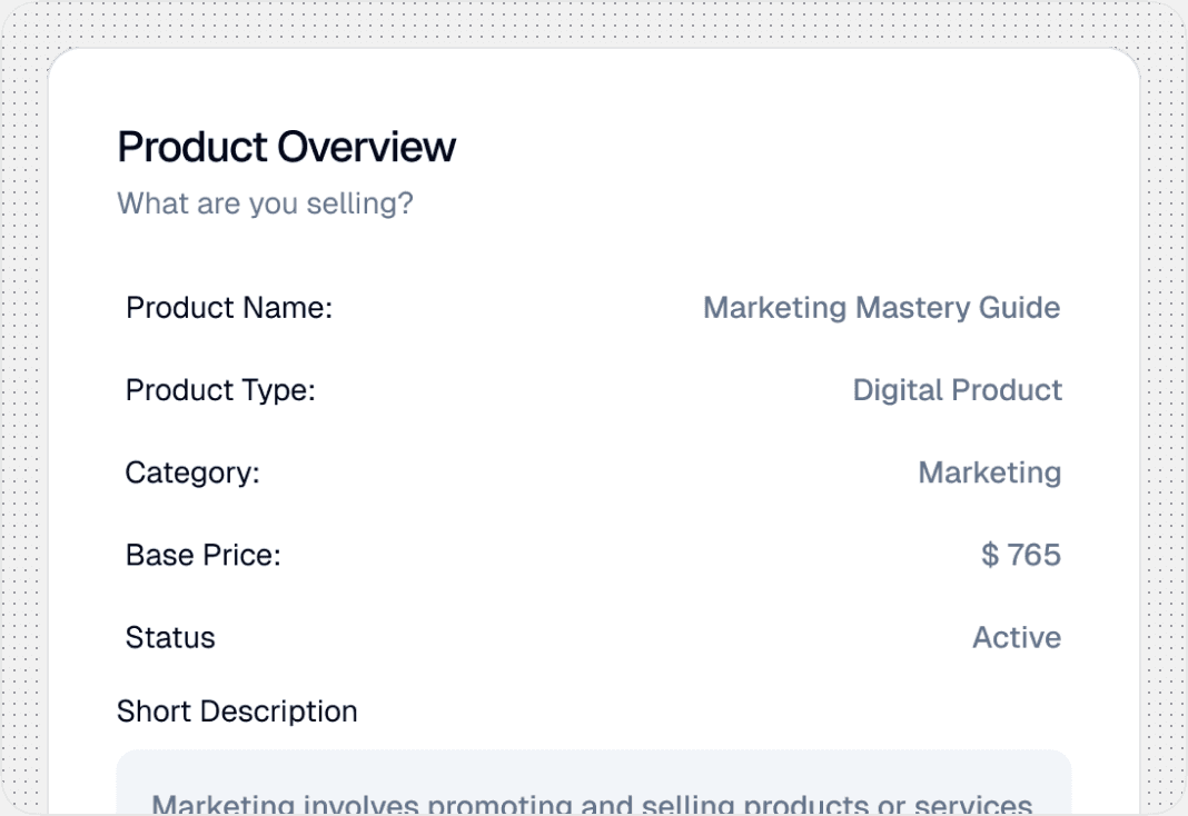 Product & Service